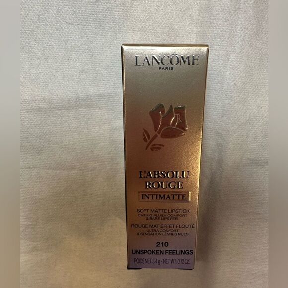 Lancôme L'Absolu Rouge Intimatte Buildable Soft Matte Lipstick Color:210 - Picture 3 of 7